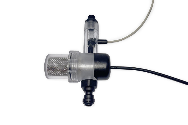 Electr.flow meter - filter/salinity sensor